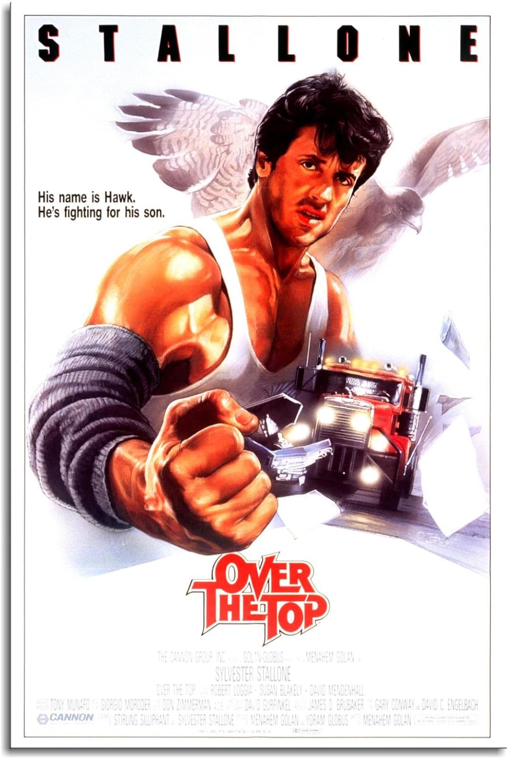 Home Gym Decor - Over The Top Movie Poster Classic