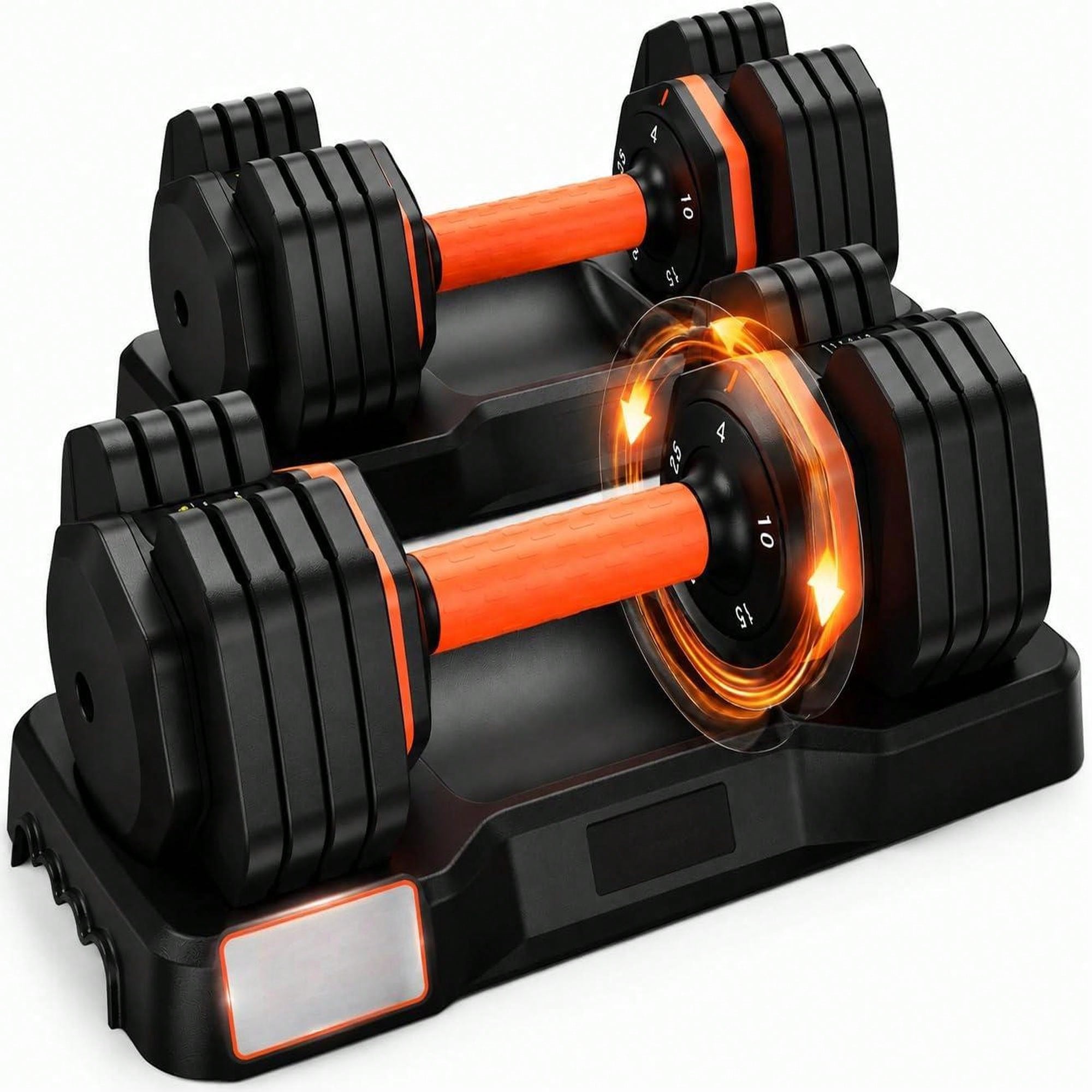 Home Gym No Equipment - Adjustable Dumbbells Set Of 2 Quick