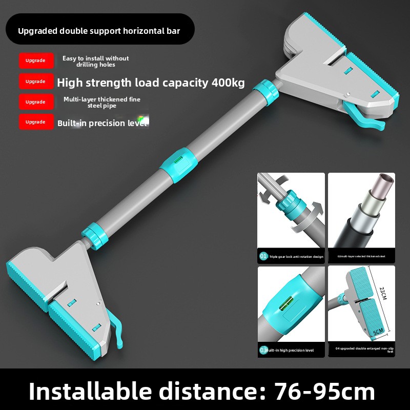 Home Gym Wall Mounted - No-Drill Door Frame Pull up Bar