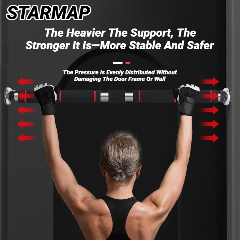 Suspension Trainer Door - 150kg Adjustable Door Horizontal Bars Exercise