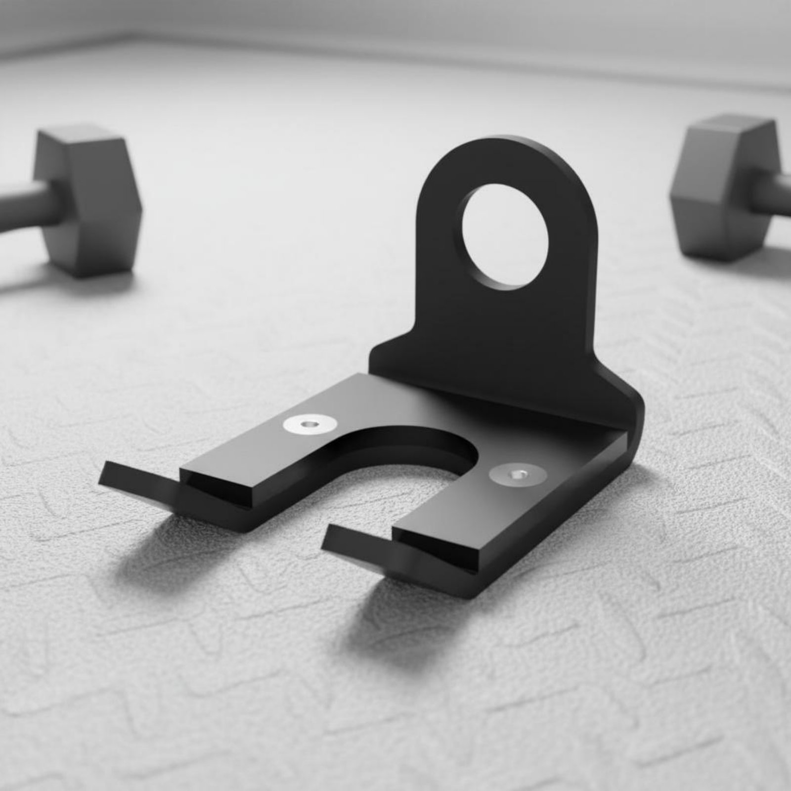 Home Gym Wall Mounted - Single Barbell Mount Wall Mounted Standard