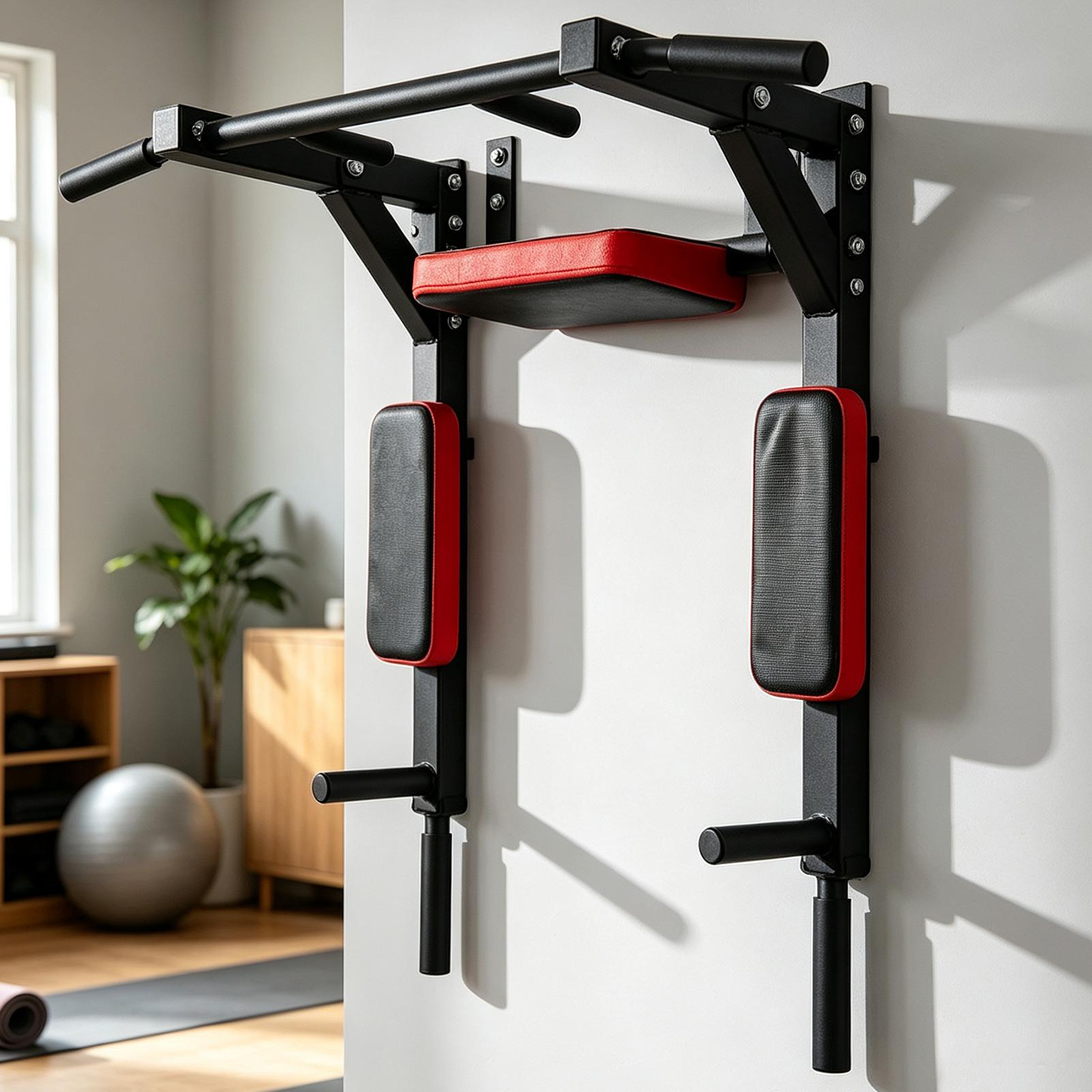 Home Gym Wall Mounted - Wall-Mounted Pull-up Bar Fitness Horizontal Bar