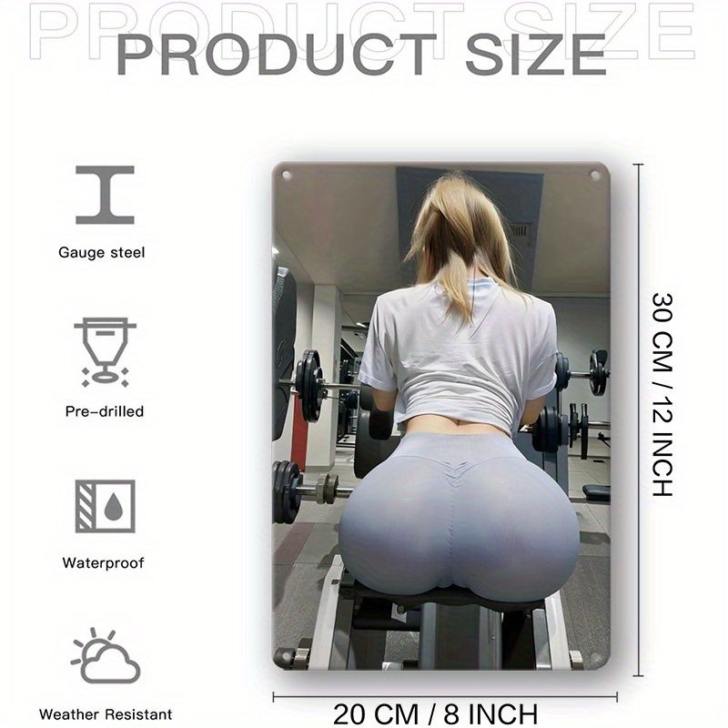 Stylish Fitness-Inspired Metal - Home Gym Decor ulasan dan harga