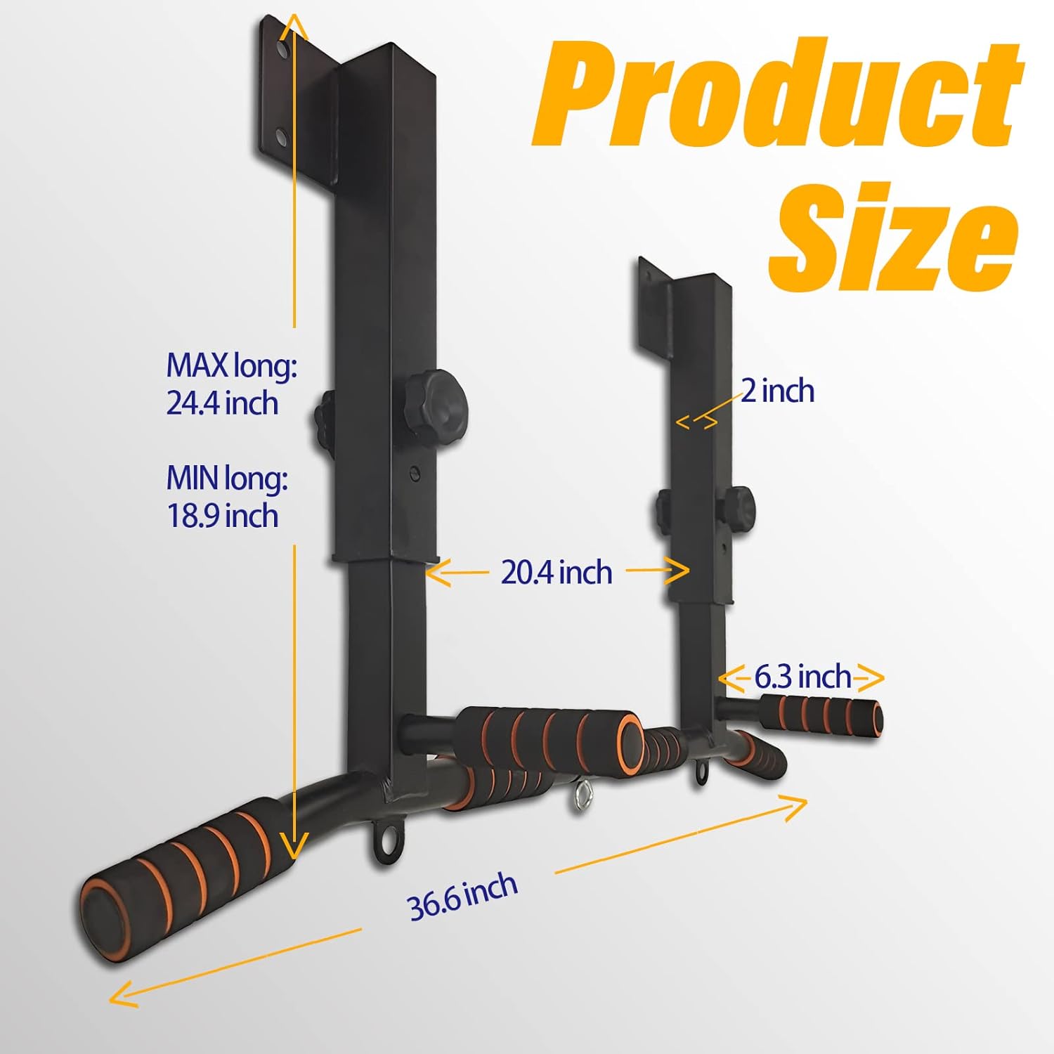 Wall Mounted Dip Station Pull- - Home Gym Wall Mounted ulasan dan harga