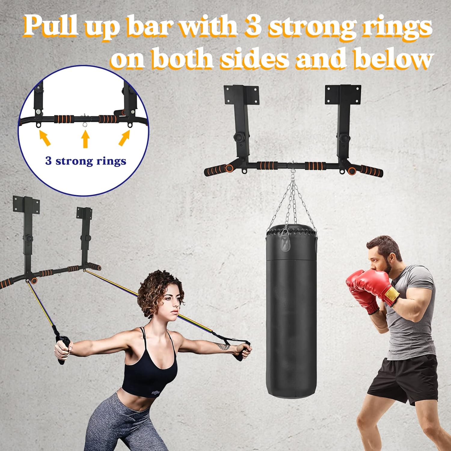 Wall Mounted Dip Station Pull- - Home Gym Wall Mounted ulasan dan harga