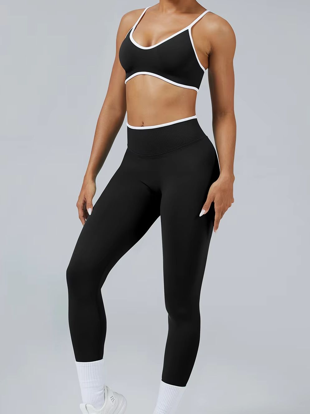 Women's Color Block Yoga Set S - Home Gym Build ulasan dan harga
