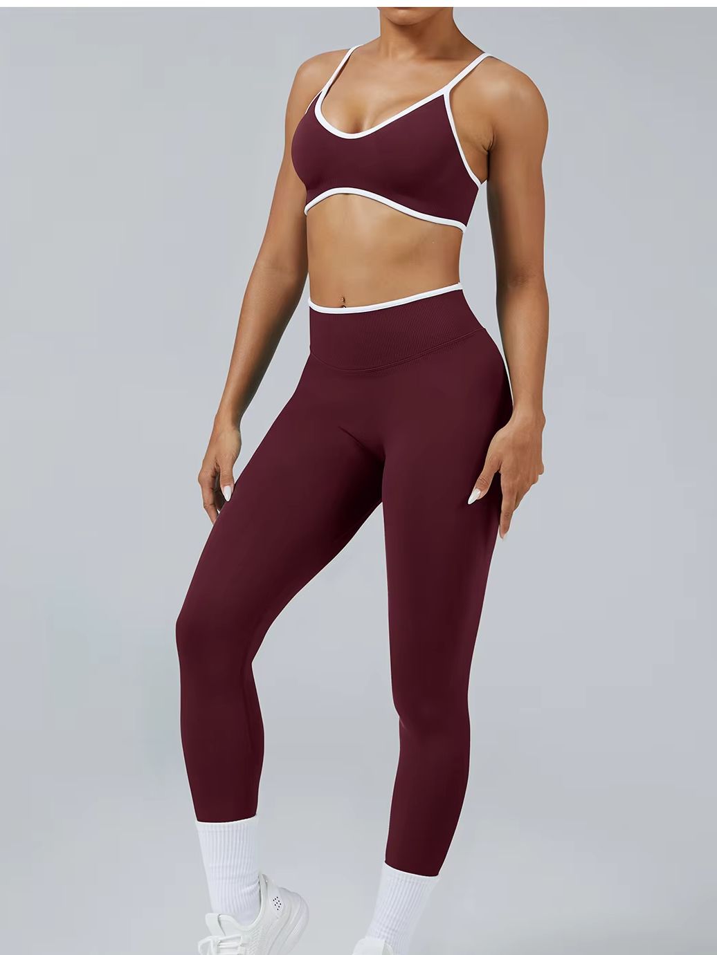 Women's Color Block Yoga Set S - Home Gym Build ulasan dan harga