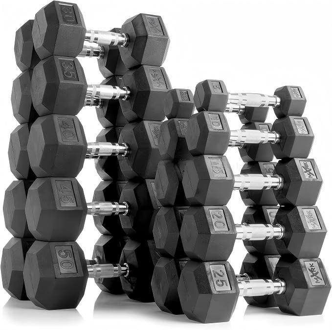 Premium Rubber Coated Hex Dumb - Home Gym Build ulasan dan harga