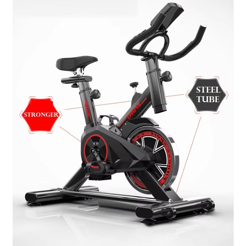 Commercial Grade Spinning Bike - Home Gym No Equipment ulasan dan harga