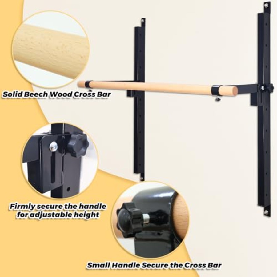 Wall Mounted Ballet Barre 4ft  - Home Gym Wall Mounted ulasan dan harga