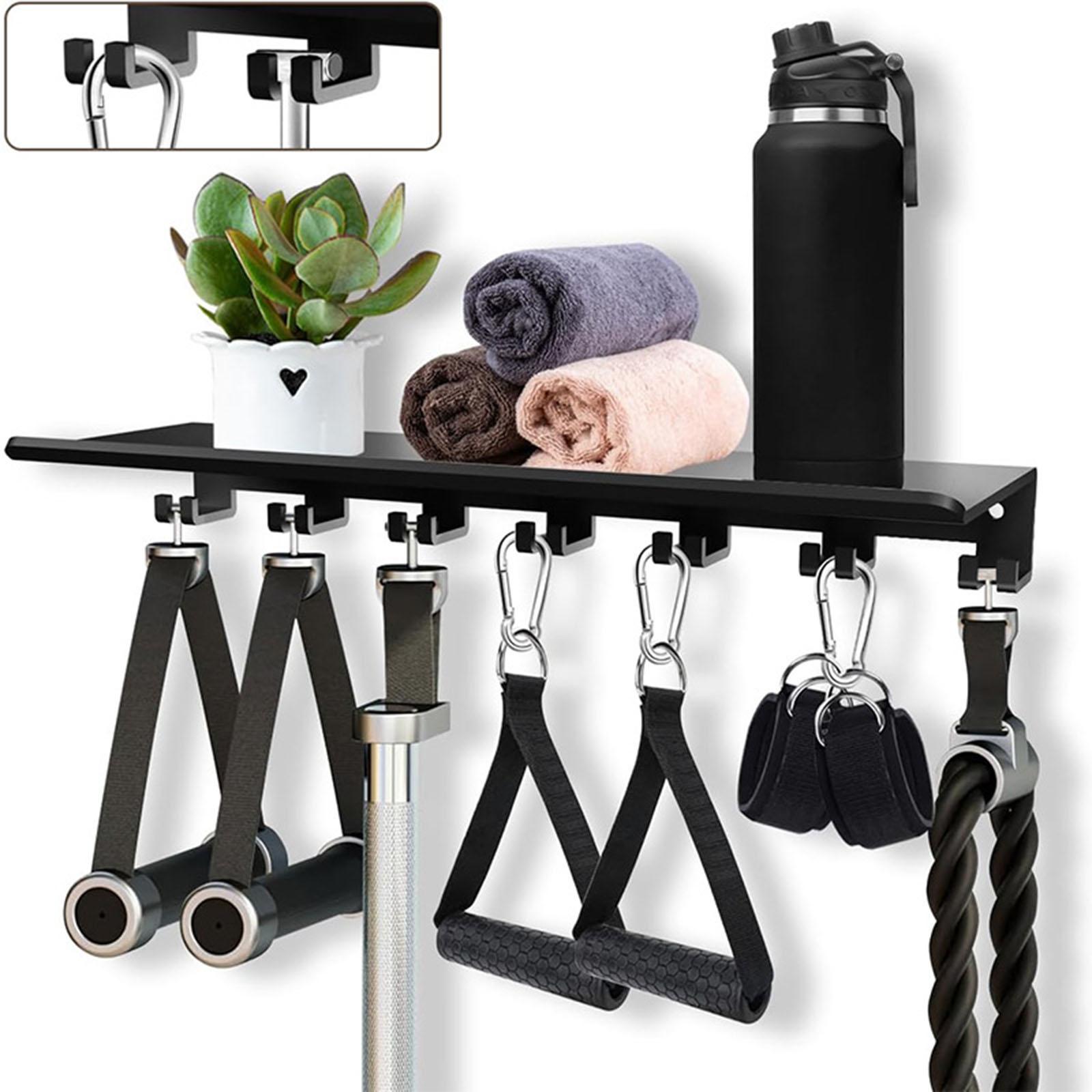 Floating Shelf with Hooks Meta - Home Gym Organization ulasan dan harga