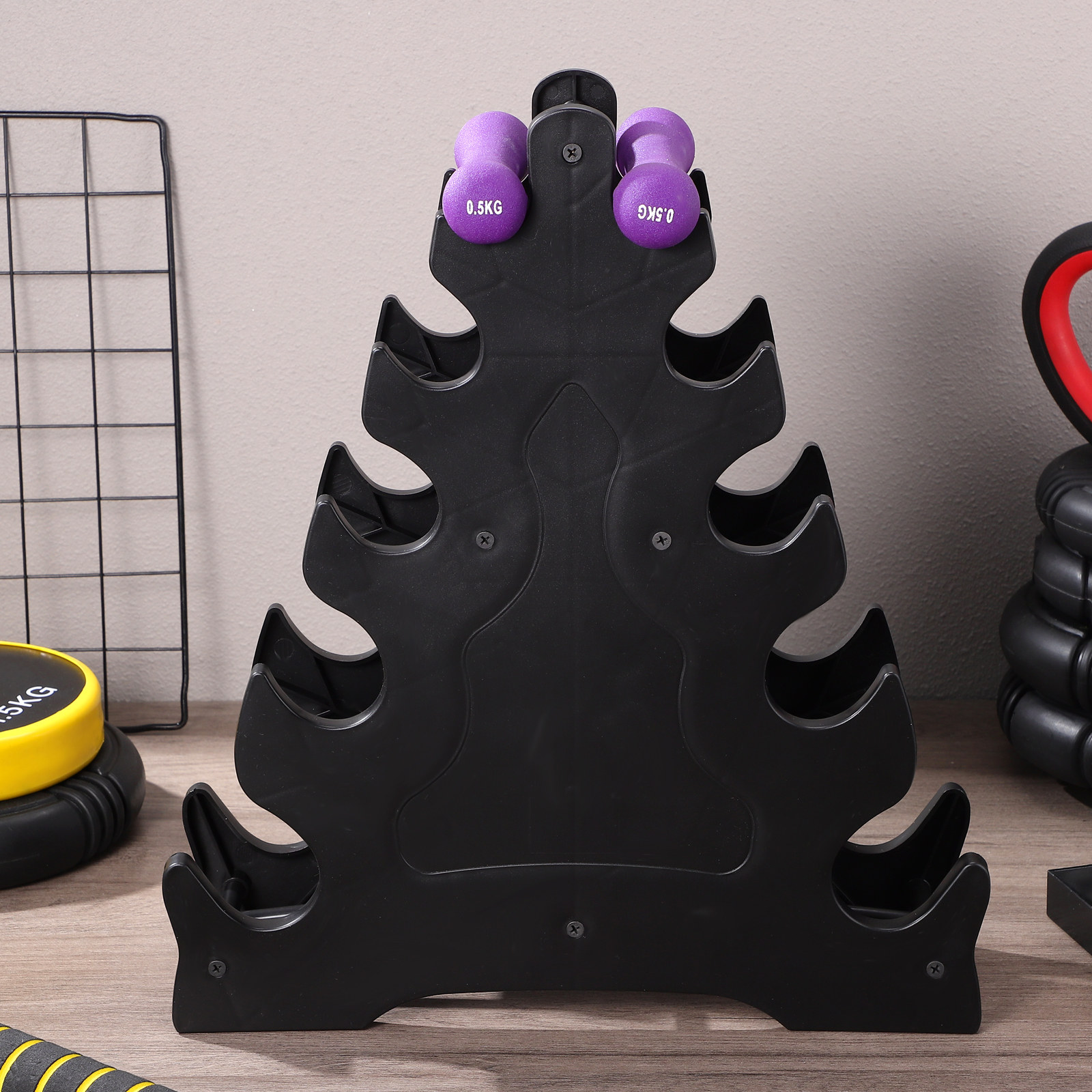1Pcs Dumbbell Organizer Stable - Home Gym Organization ulasan dan harga