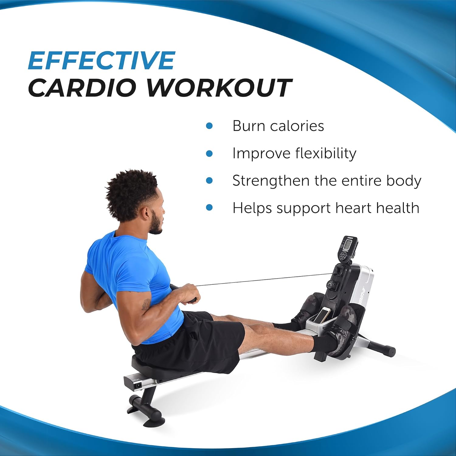 Magnetic Rower - Rower Machine - Home Gym Minimalist ulasan dan harga