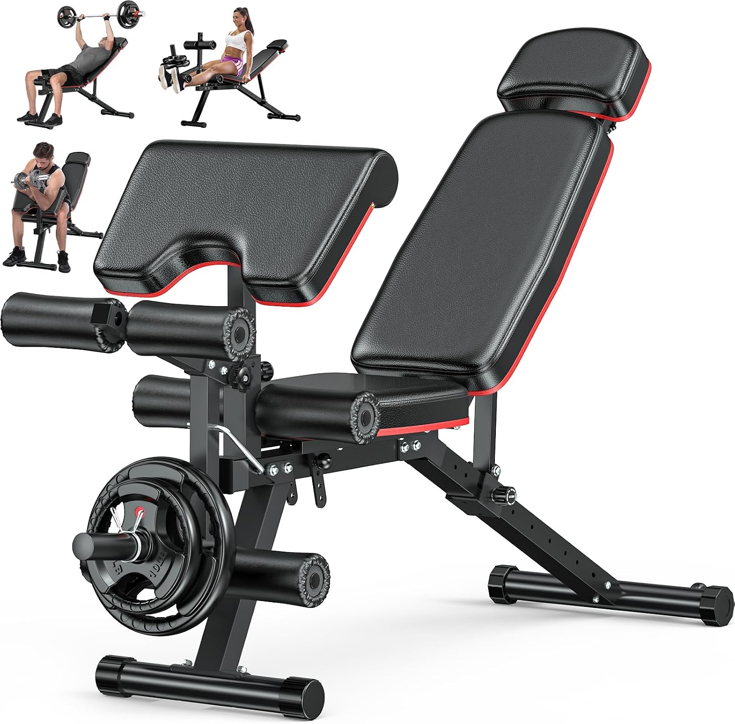 Workout Bench With Leg Extensi - Home Gym With Leg Press ulasan dan harga