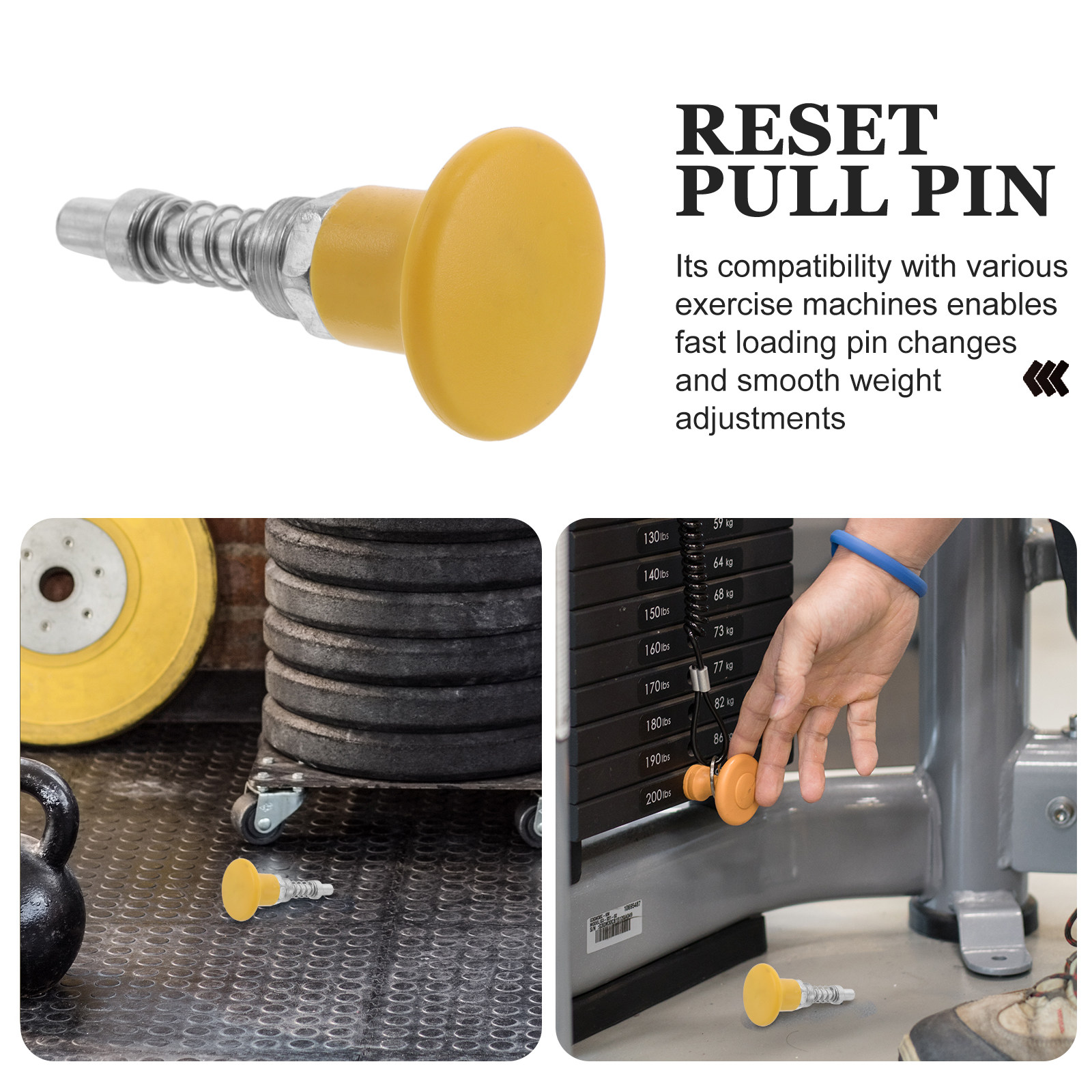 Gym Pull Pin Knob Fitness Equi - Home Gym No Equipment ulasan dan harga
