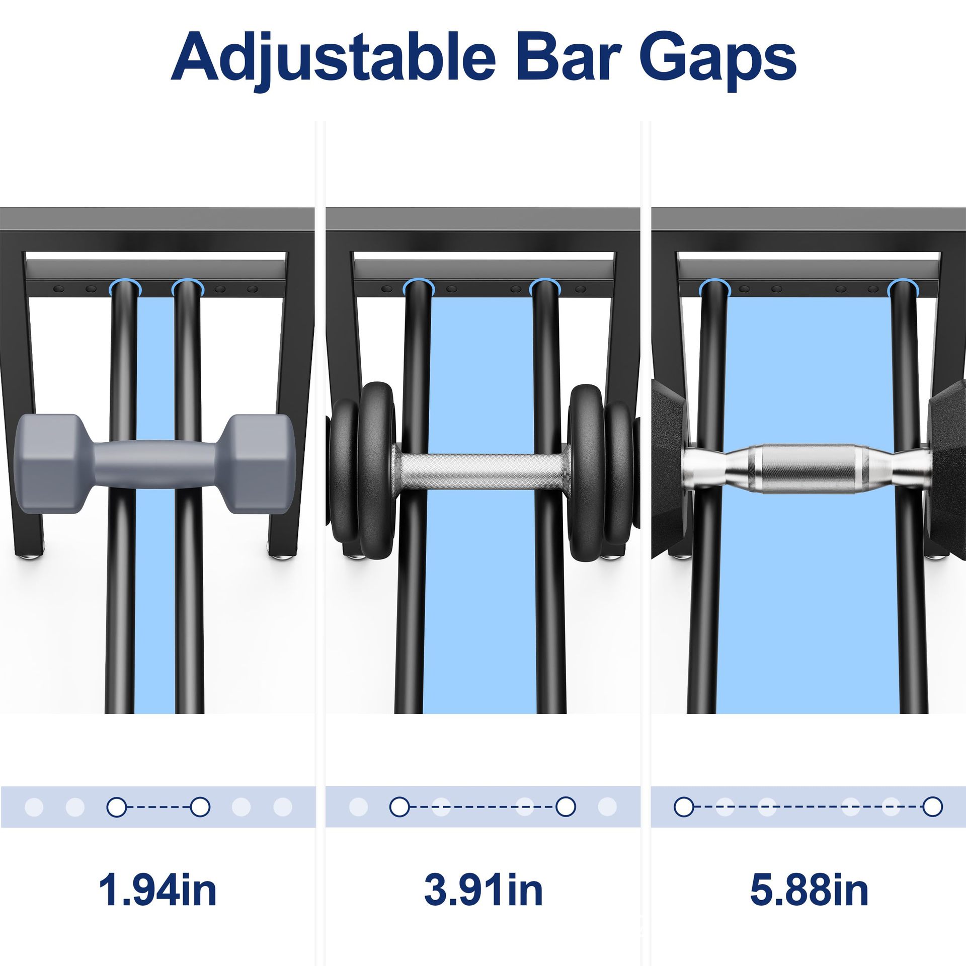 Adjustable Metal Dumbbell Rack - Home Gym Organization ulasan dan harga