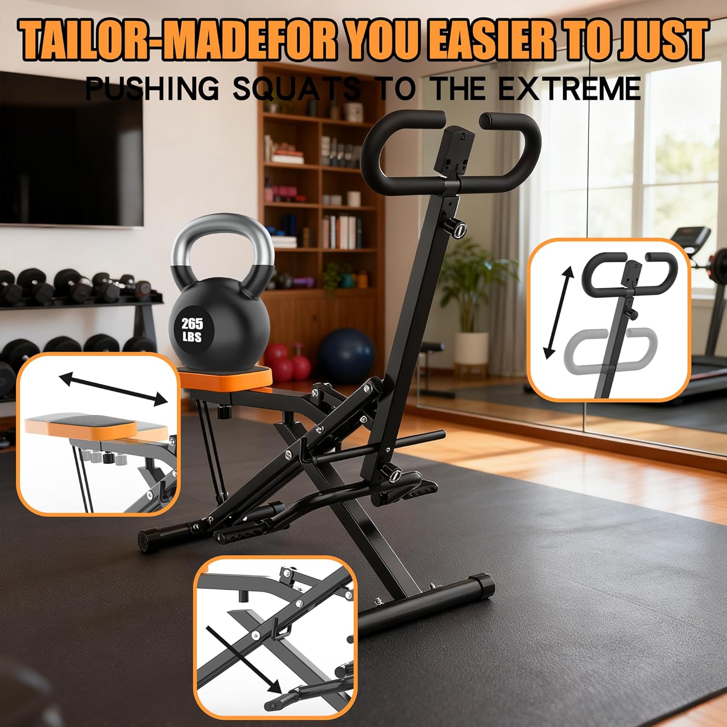 Squat Machine For Home, Assist - Home Gym With Leg Press ulasan dan harga