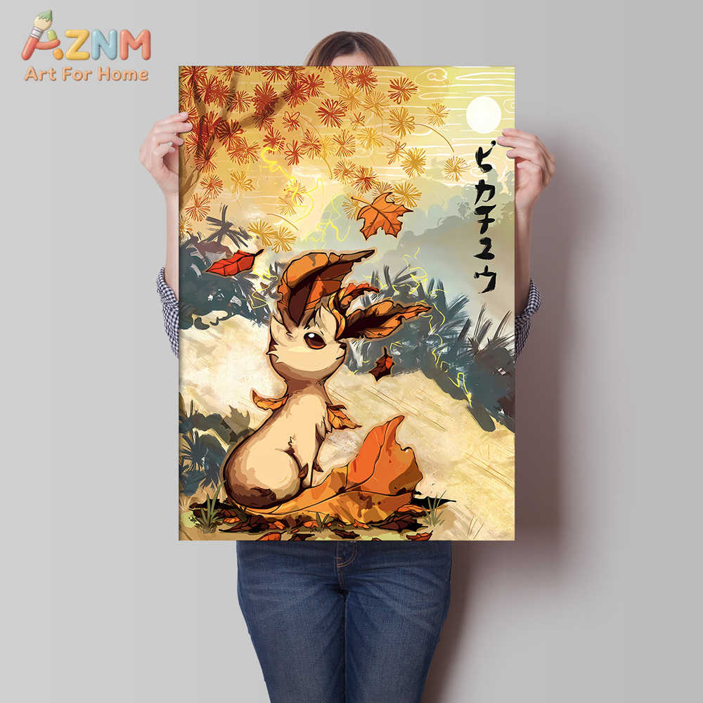 Canvas Artwork Painting Pokemo - Home Gym Decor ulasan dan harga
