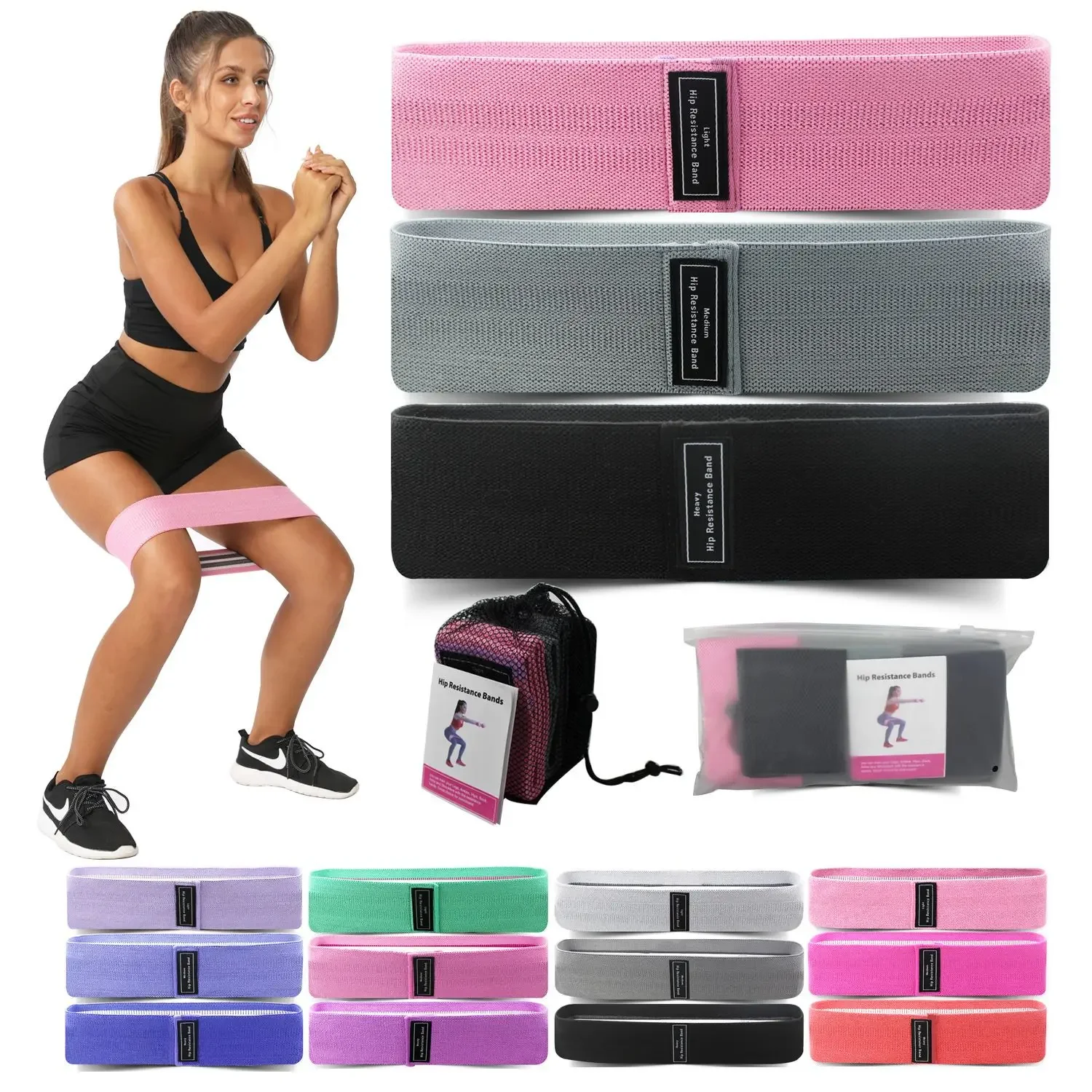 1/2/3PCS Elastic Bands Fitness - Home Gym Organization ulasan dan harga