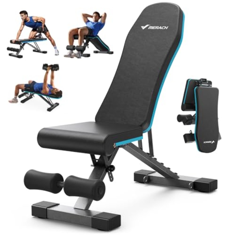 Foldable Weight Bench for Home - Home Gym With Leg Press ulasan dan harga