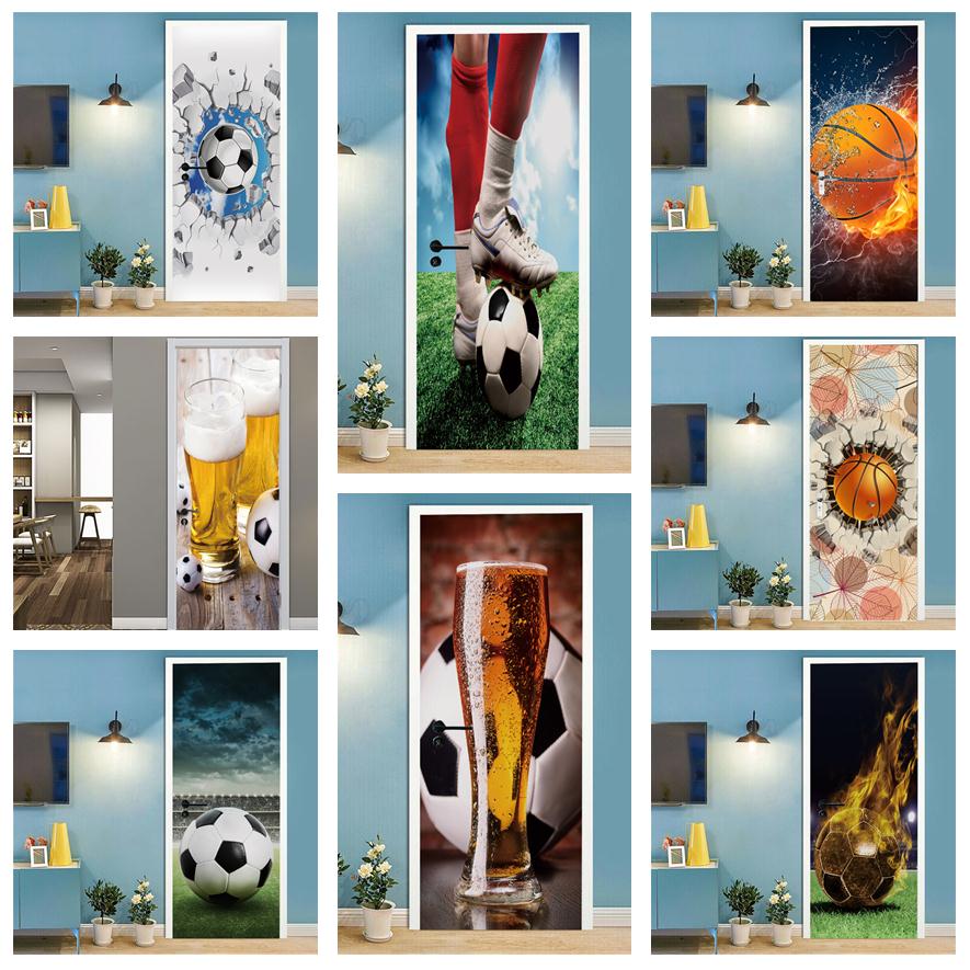 Football Basketball 3D Wallpap - Home Gym Decor ulasan dan harga
