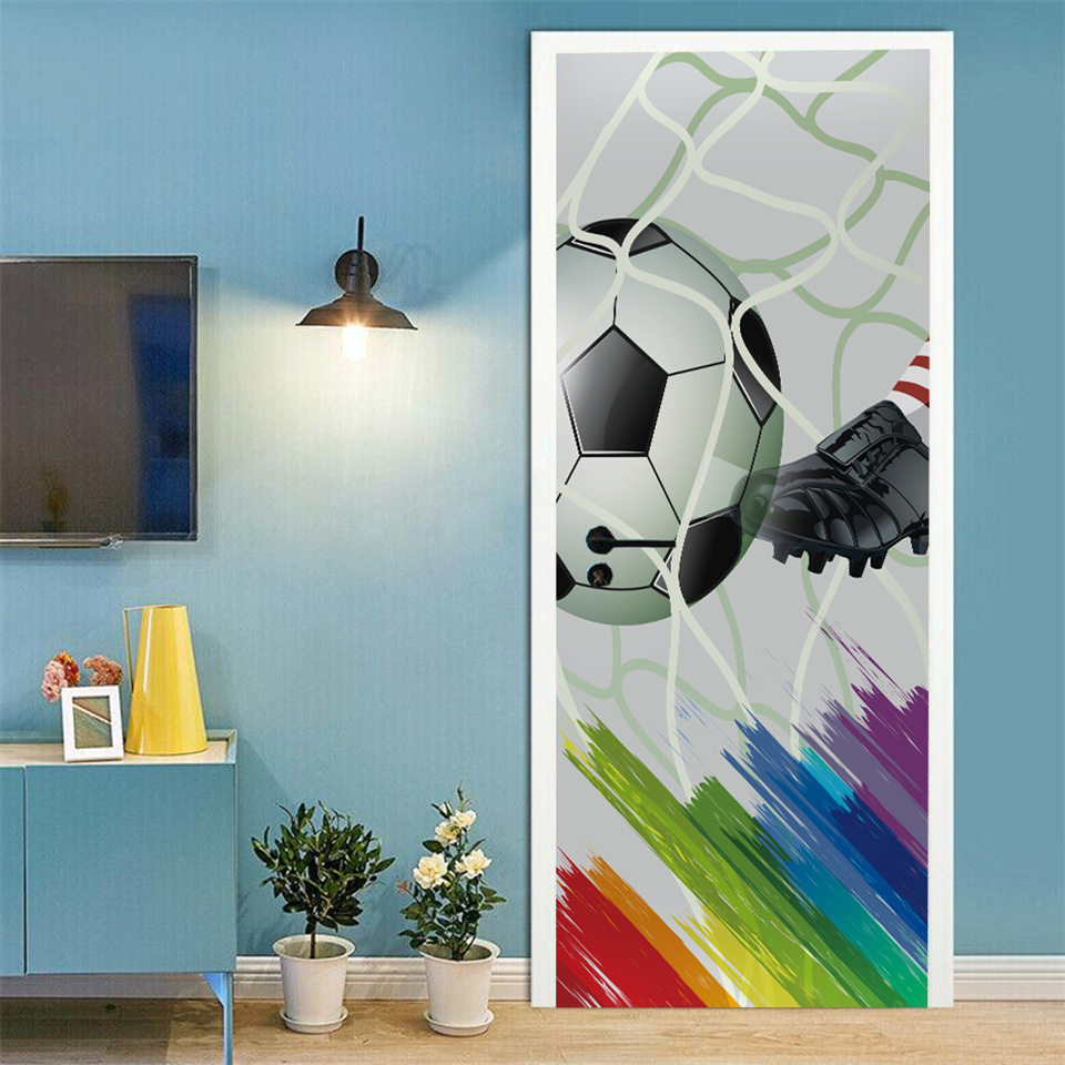 Football Basketball 3D Wallpap - Home Gym Decor ulasan dan harga