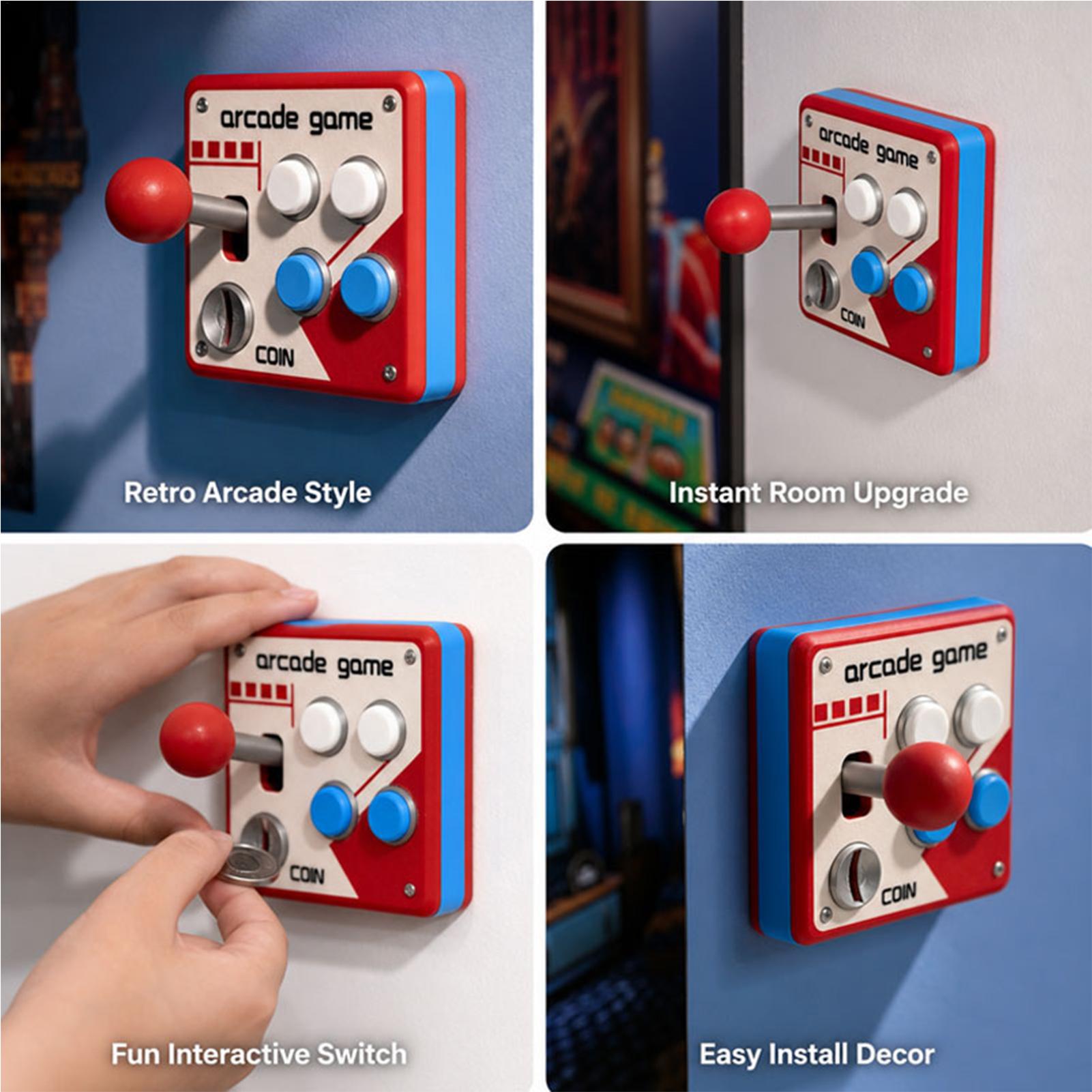 Creative Retro Arcade Game Lig - Home Gym Decor ulasan dan harga