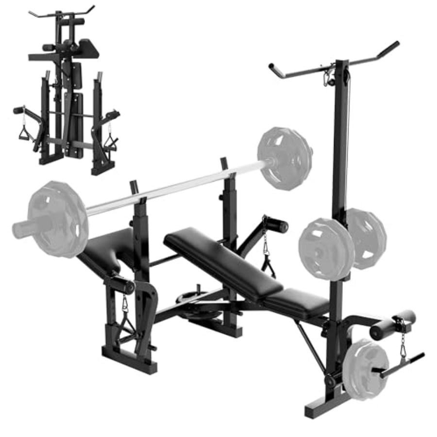 Home Gym Weight Bench Set: Ste - Home Gym With Leg Press ulasan dan harga