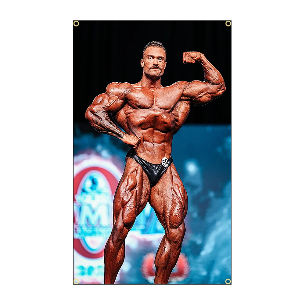 90X150CM Bodybuilding GYM Flag - Home Gym Aesthetic ulasan dan harga