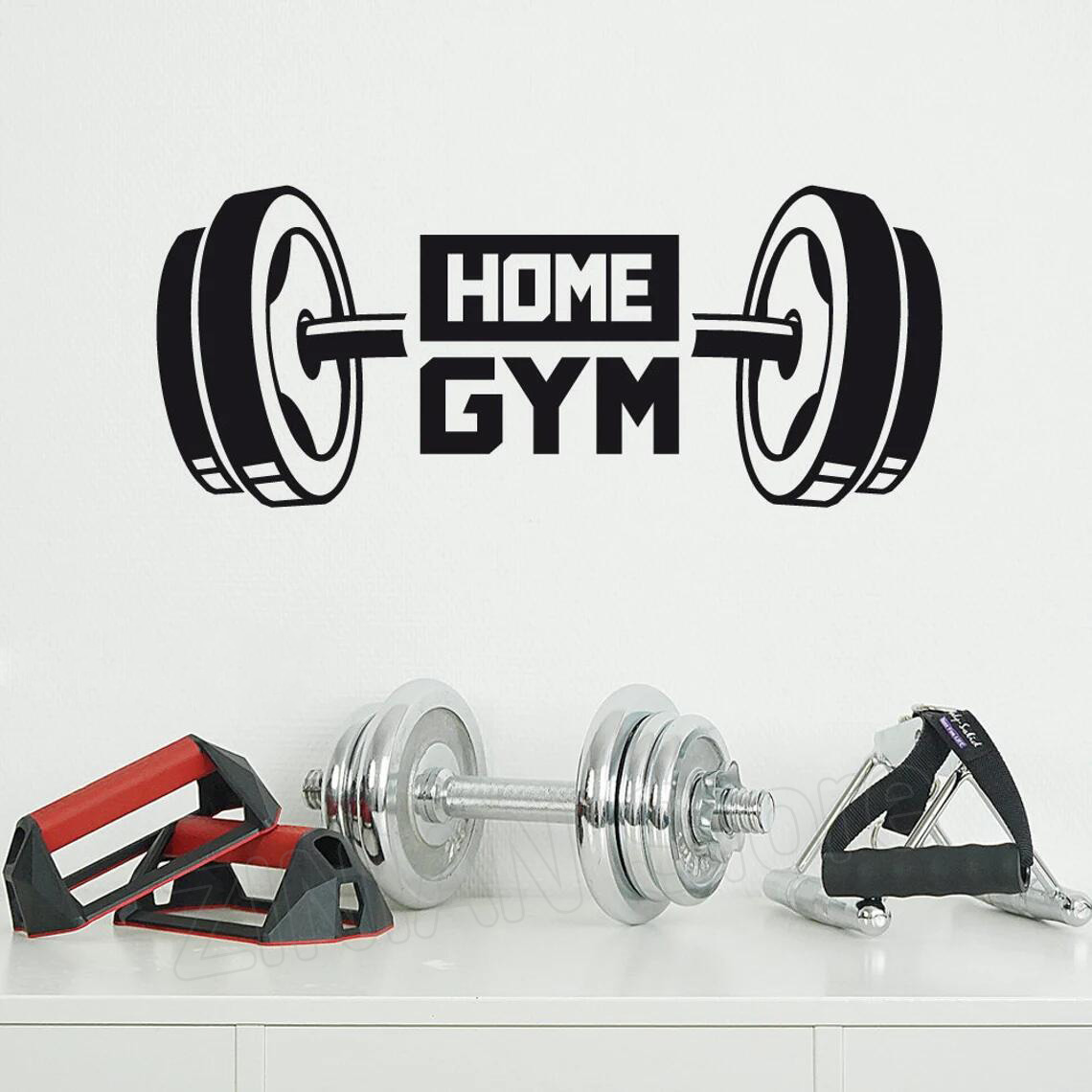 Fitness Home Gym Decor Wall St - Home Gym Aesthetic ulasan dan harga