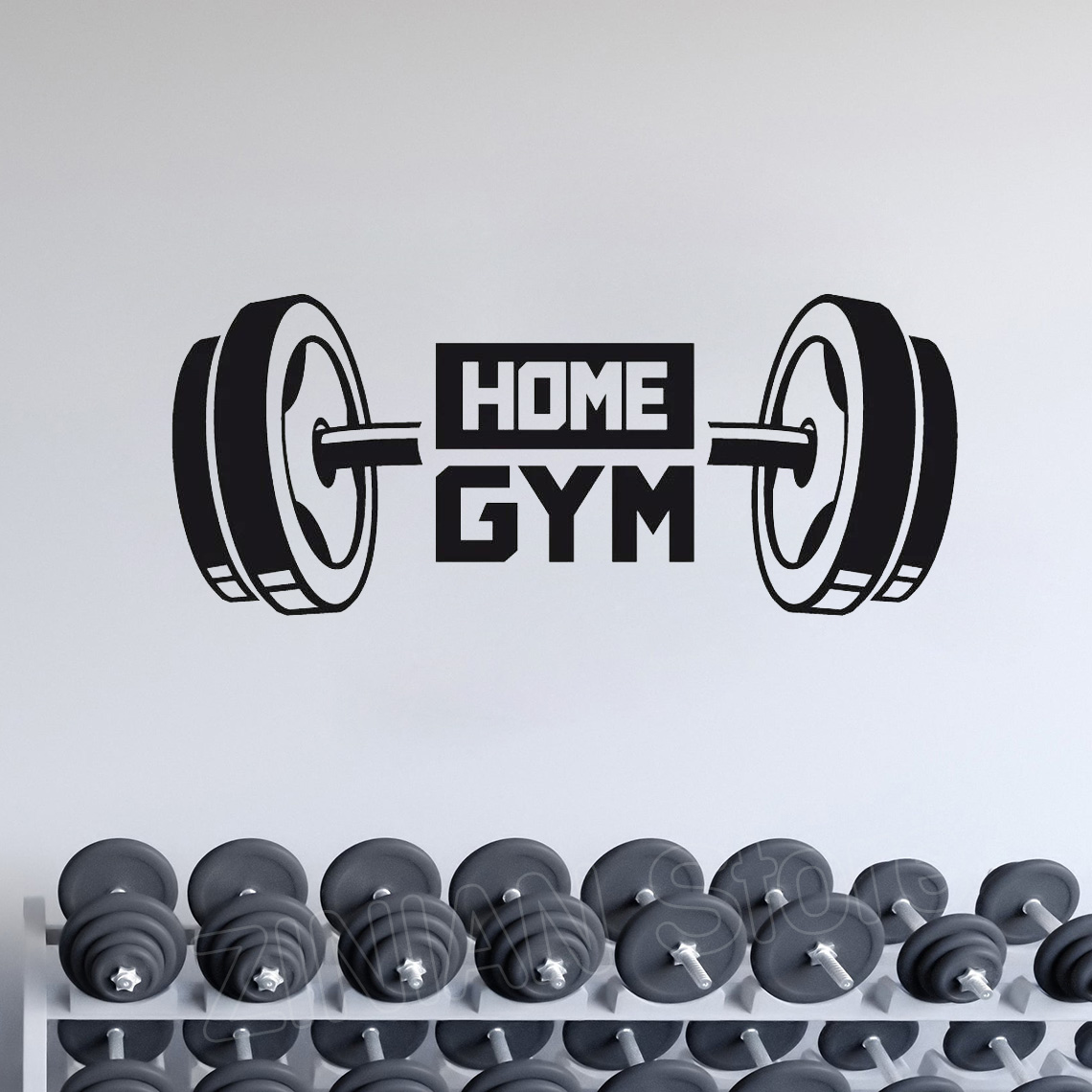 Fitness Home Gym Decor Wall St - Home Gym Aesthetic ulasan dan harga