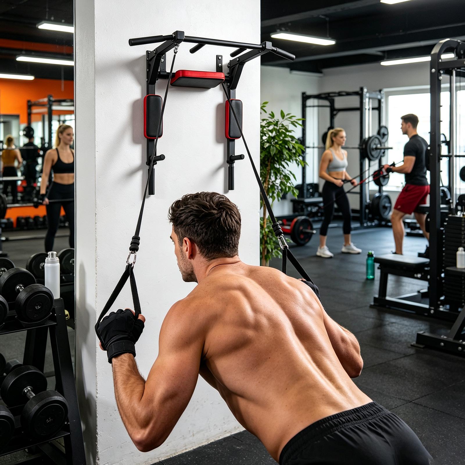 Wall-Mounted Pull-up Bar Fitne - Home Gym Wall Mounted ulasan dan harga
